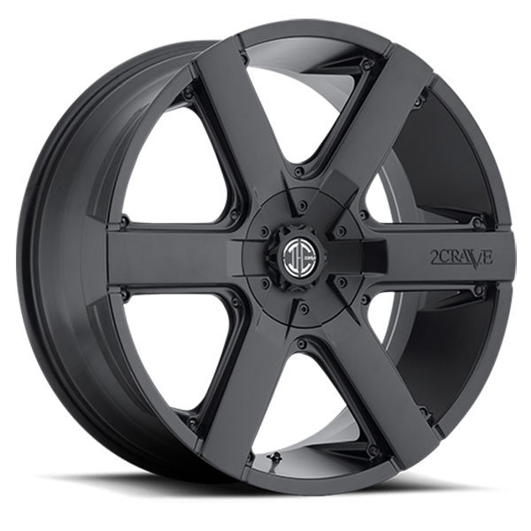 2 Crave No.31 Satin Black Center Cap