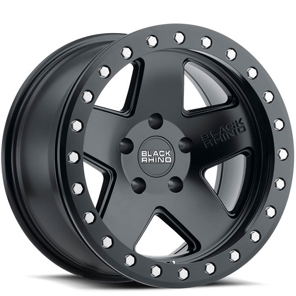 Black Rhino Crawler Matte Black Center Cap
