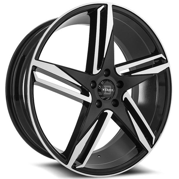 Blade BL-407 Adverso Black with Machined Face Center Cap