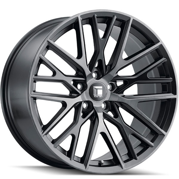 Touren TR91 Brushed Matte Black with Dark Tint Center Cap