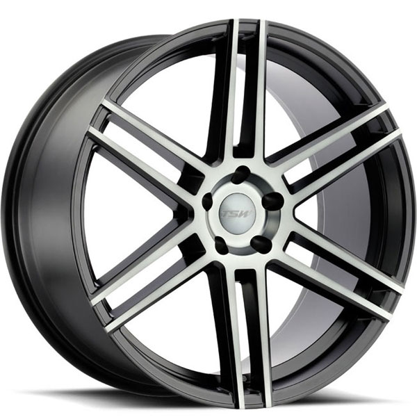 TSW Autograph Gloss Black with Mirror Cut Face Center Cap