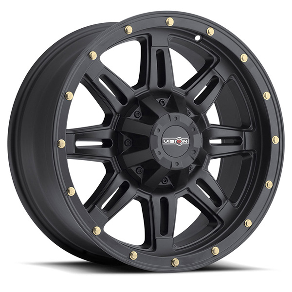 Vision Off-Road 400 Incline Matte Black Center Cap