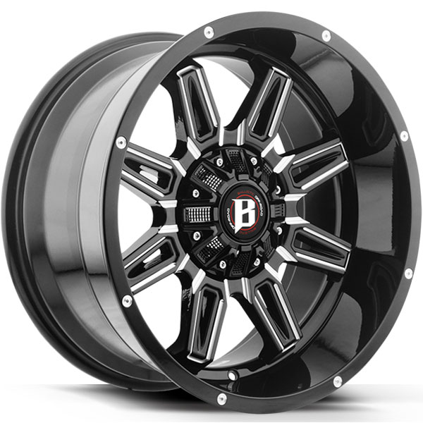 Ballistic 965 Catapult Gloss Black with Milled Spokes