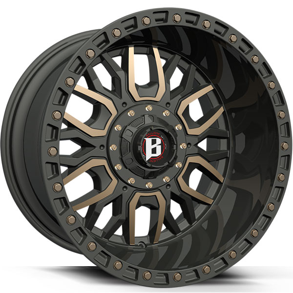 Ballistic 969 Tomahawk Flat Black with Flat Bronze Face