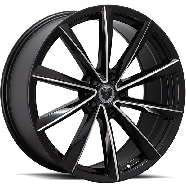 Borghini B98 Black with Milled Spokes