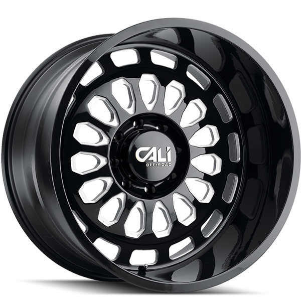 Cali Offroad Paradox 9113 Gloss Black with Milled Spokes