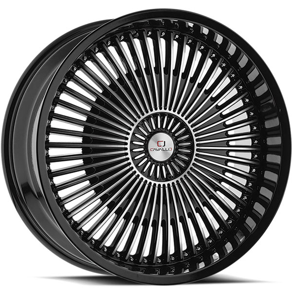 Cavallo CLV-41 Gloss Black Machined