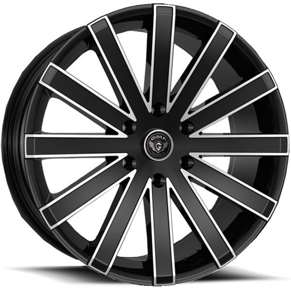 Gima Paradox Black wtih Machined Edges 6 Lug