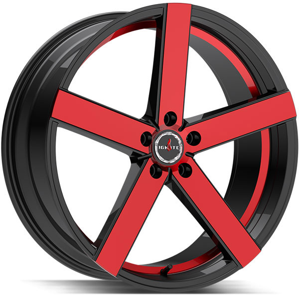 Ignite Spark Gloss Black with Candy Red Machined Face