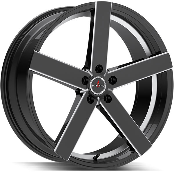 Ignite Spark Gloss Black with Milled Spokes