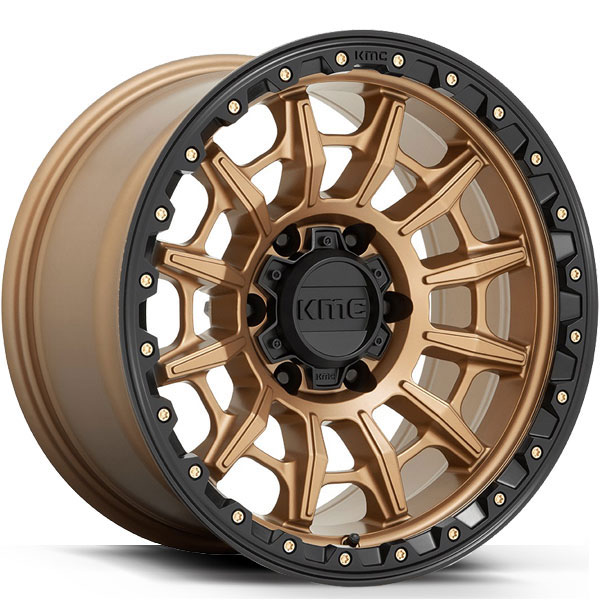 KMC KM547 Carnage Matte Bronze with Black Lip