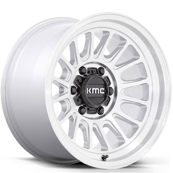 KMC KM724 Impact OL Silver with Machined Face