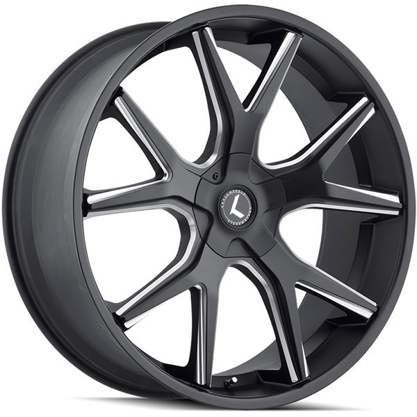 Kraze 146 Splitz Satin Black Milled