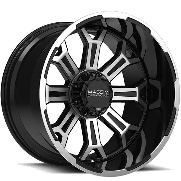 Massiv Offroad OR2 Gloss Black with Machined Face and Trim