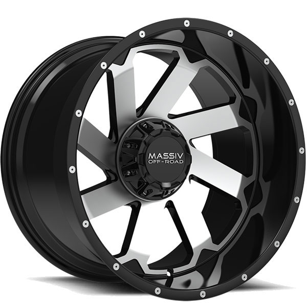 Massiv Offroad OR4 Gloss Black with Machined Face