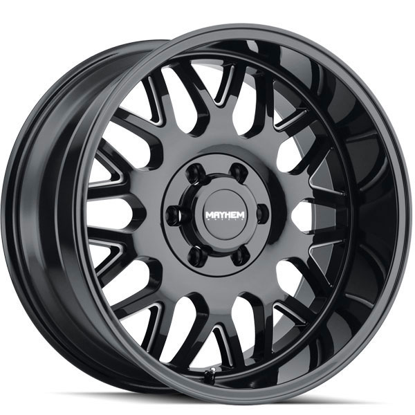 Mayhem 8110 Tripwire Gloss Black with Milled Spokes