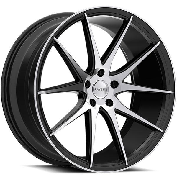 Ravetti M11 Black with Machined Face