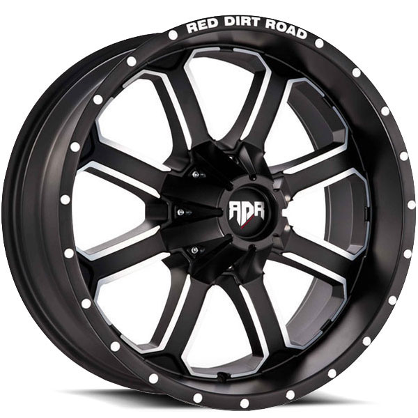 Red Dirt Road RD01 Dirt Satin Black with Machined Face