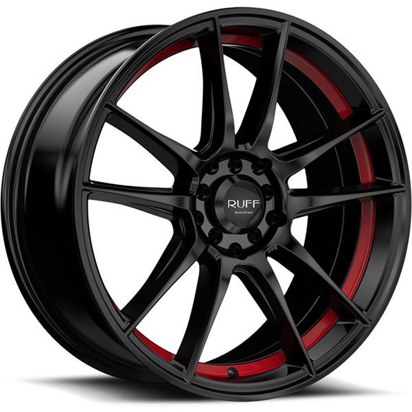 Ruff Racing R364 Satin Black with Red Undercut