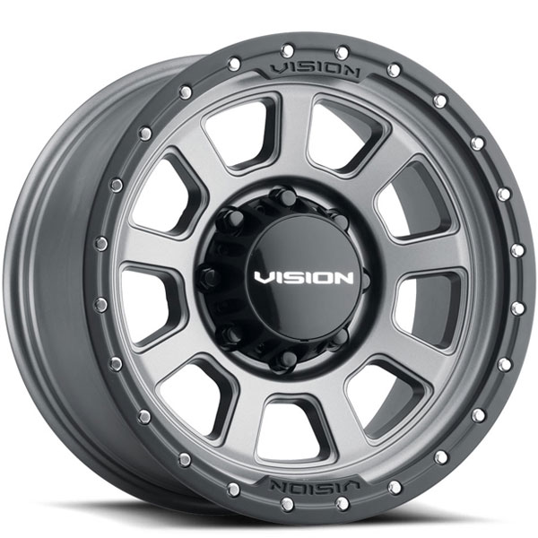 Vision 350 OJOS Satin Gray with Satin Black Lip