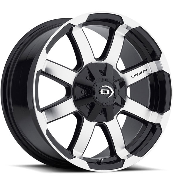 Vision 413 Valor Gloss Black Machined