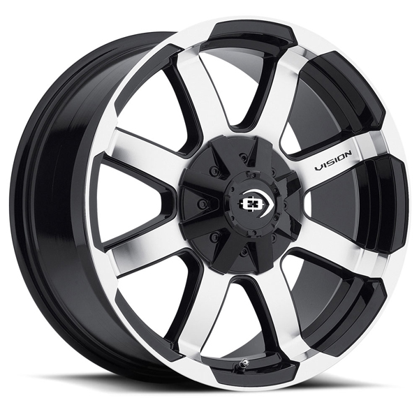 Vision Off-Road 413 Valor Gloss Black Machined