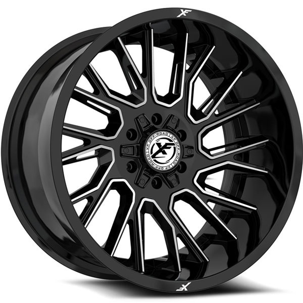 XF Off-Road XF-230 Gloss Black with Milled Spokes