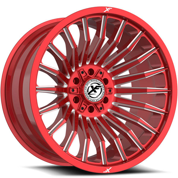 XF Off-Road XF-231 Red with Milled Spokes