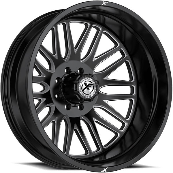 XF Off-Road XF-240 Dually Gloss Black Rear 8 Lug